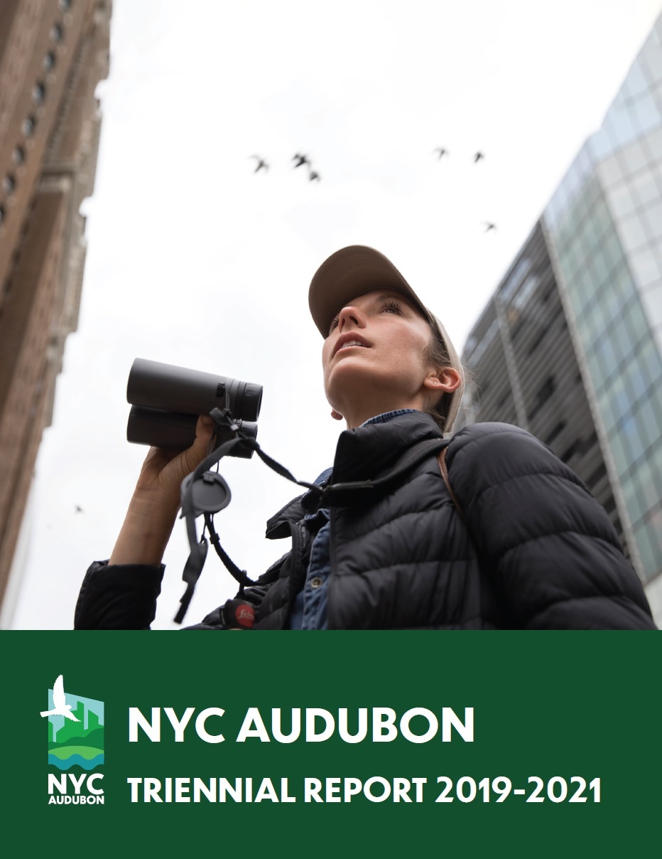 The cover of our Triennial Report 2019-2021 features Project Safe Flight monitor Annie Novak. Photo: Sophie Butcher